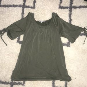 Olive green size small blouse
